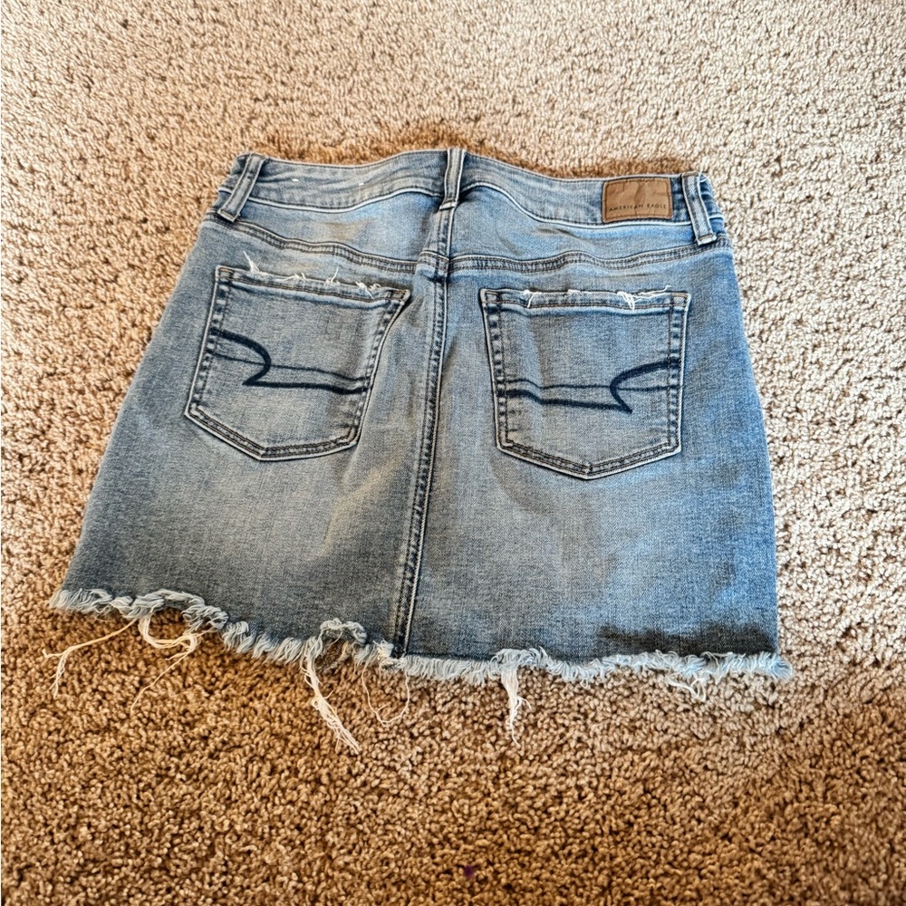 Denim Mini Skirt